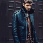 Fashionable Men's Italian Leather Jacket